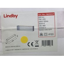 Lindby - LED Fali lámpa RANIK LED/7W/230V