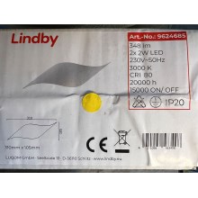 Lindby - LED Fali lámpa SALKA 2xLED/2W/230V