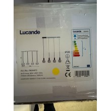 Lucande - Csillár zsinóron ABLY 4xE14/40W/230V