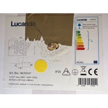 Lucande - Fali lámpa ALEXARU 1xE27/60W/230V