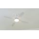 Lucci Air 212994 - LED Mennyezeti ventilátor ARIA LED/18W/230V fehér + távirányító
