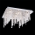 Luxera 69024 - Mennyezeti kristály lámpa CHIMERA 9xG9/33W/230V