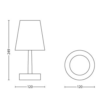Philips 71796/08/16 - Gyerek asztali lámpa DISNEY FROZEN LED/0,6W/3xAA