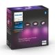 Philips -KÉSZLET 3x LED RGB Dimmelhető beépíthető lámpa Hue CENTURA 1xGU10/5,7W/230V 2000-6500K