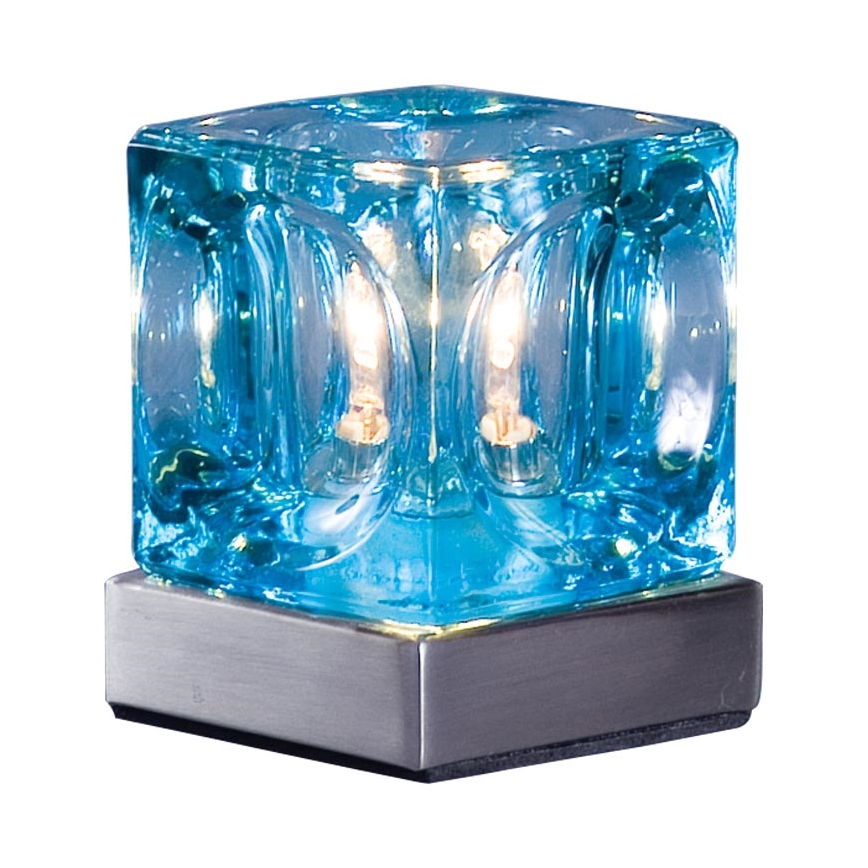PREZENT 535 - DECORA asztali lámpa 1xG9/40W kék
