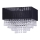 Rabalux 4586 - Lámpaernyő MARITA E27 fekete 31x31 cm