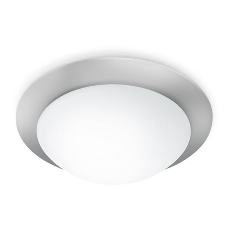 STEINEL 735715 - Mennyezeti lámpa érzékelővel RS 10-3 l ezüst/fehér üveg