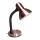 Szabályozható fényerejű lámpa KADET -S 1xE27/40W/230V barna