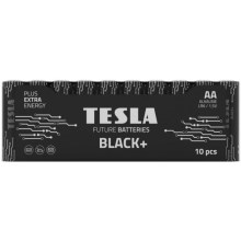 Tesla Batteries - 10 db Alkáli elem AA BLACK+ 1,5V