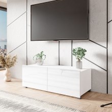 TV asztal CALABRINI 37x100 cm fehér