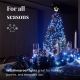 Twinkly - LED RGB Dimmelhető Karácsonyi dekoráció PRE-LIT GIRLAND 50xLED 6,2m Wi-Fi