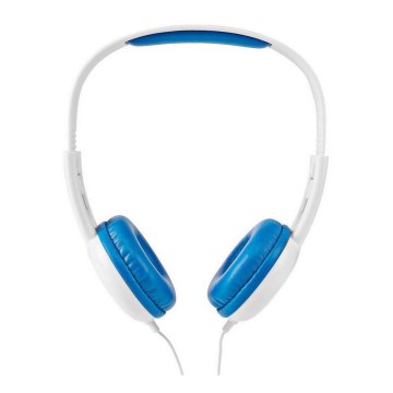 Vezetékes fejhallgató kék / fehér