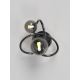 Wofi 4014-205 - LED fali lámpa NANCY 2xG9/3,5W/230V fekete króm