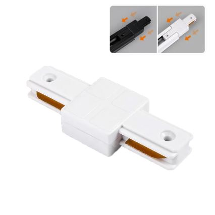 1-fázisú egyenes csatlakozó sínrendszerű lámpatestekhez, fehér