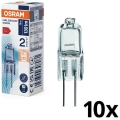 10 darabos készlet: HALOSTAR G4 sütőizzó 10W/12V, 2700K - Osram