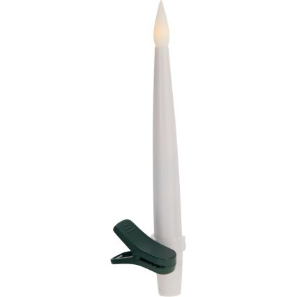 10 db-os szett, fényerőszabályozható karácsonyi LED dekoráció LED/1xAAA, 15 cm meleg fehér gyertya + távirányító