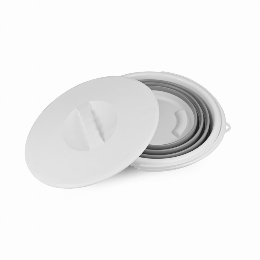 10 literes összecsukható vödör fedéllel