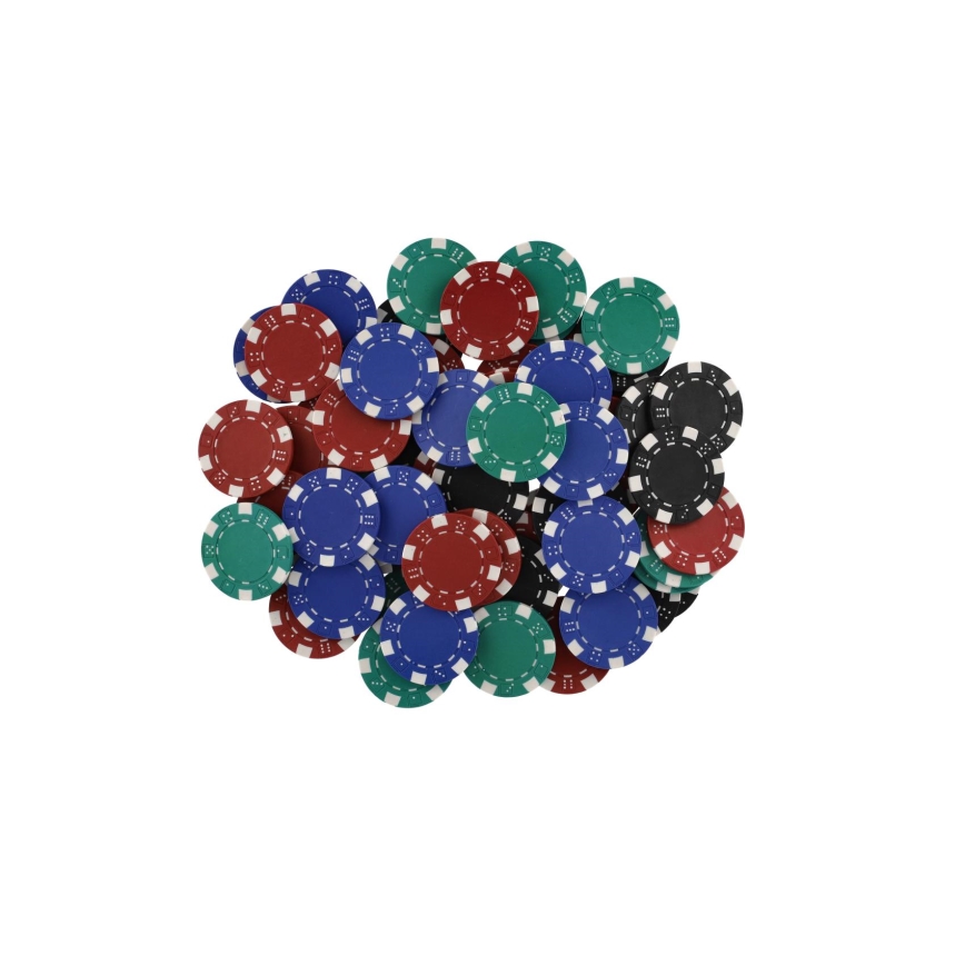 100 darabos pókerkészlet bőröndben