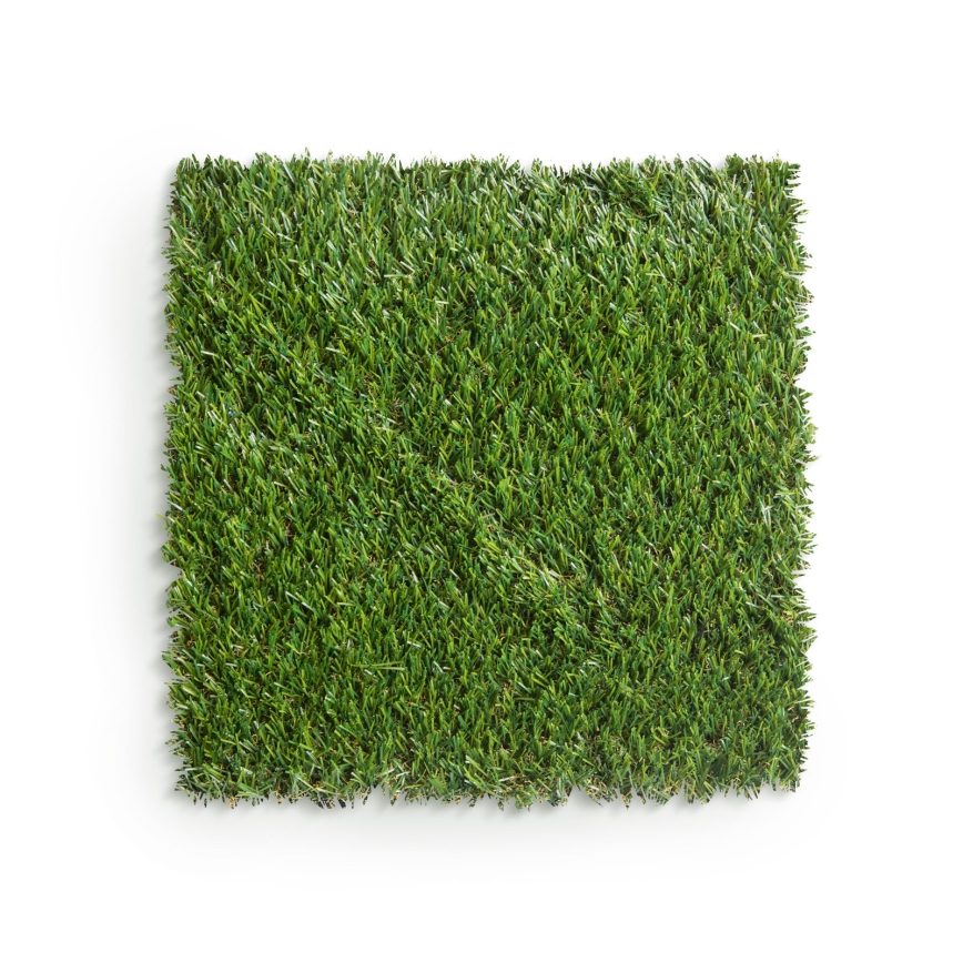 11 darabos szett: zöld műfű csempék, 30×30 cm, 20 mm szálmagasság