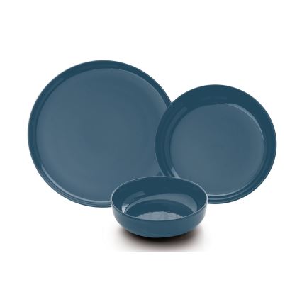 12 darabos kék porcelán étkészlet