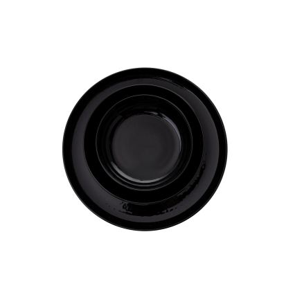 12 részes fekete porcelán étkészlet