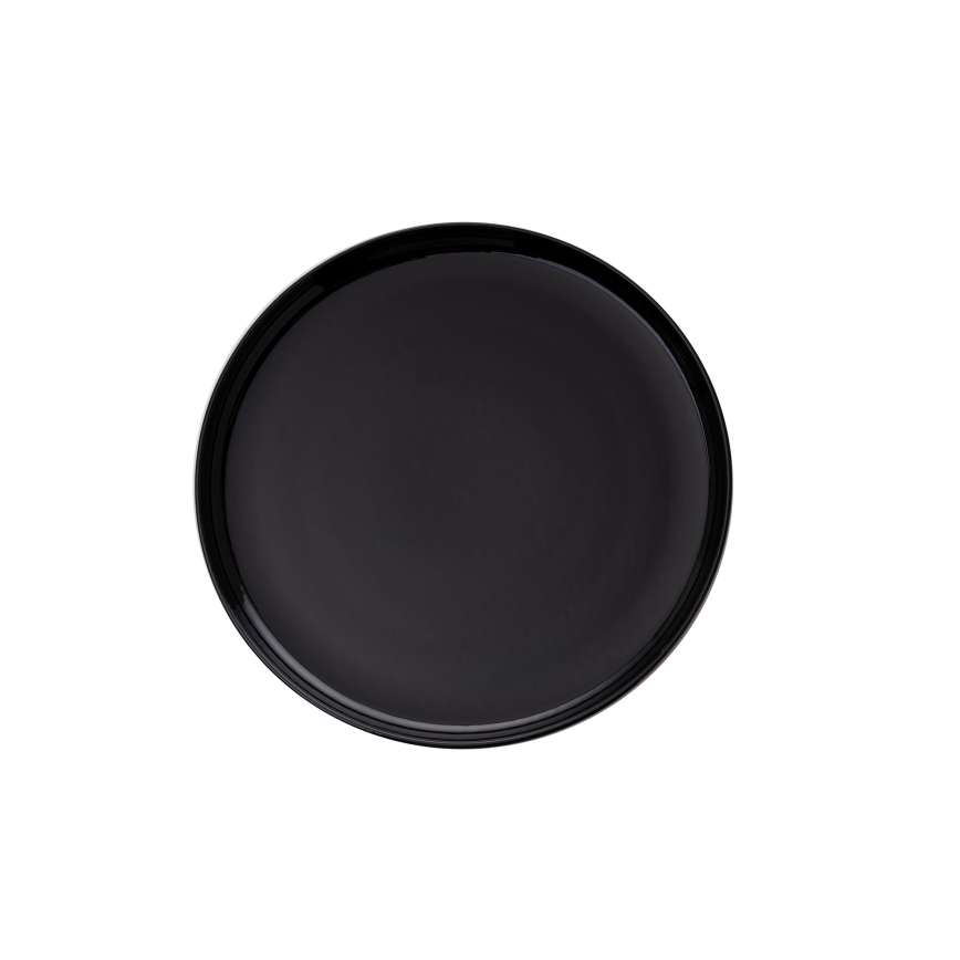 12 részes fekete porcelán étkészlet