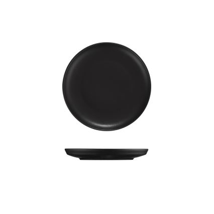 16 részes étkészlet fekete/porcelán