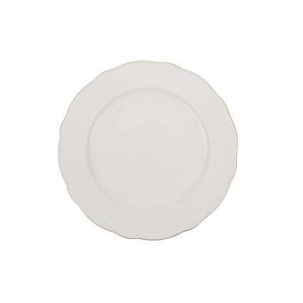 18 darabos étkészlet fehér/arany/porcelán