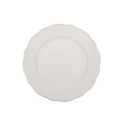 18 darabos étkészlet fehér/arany/porcelán