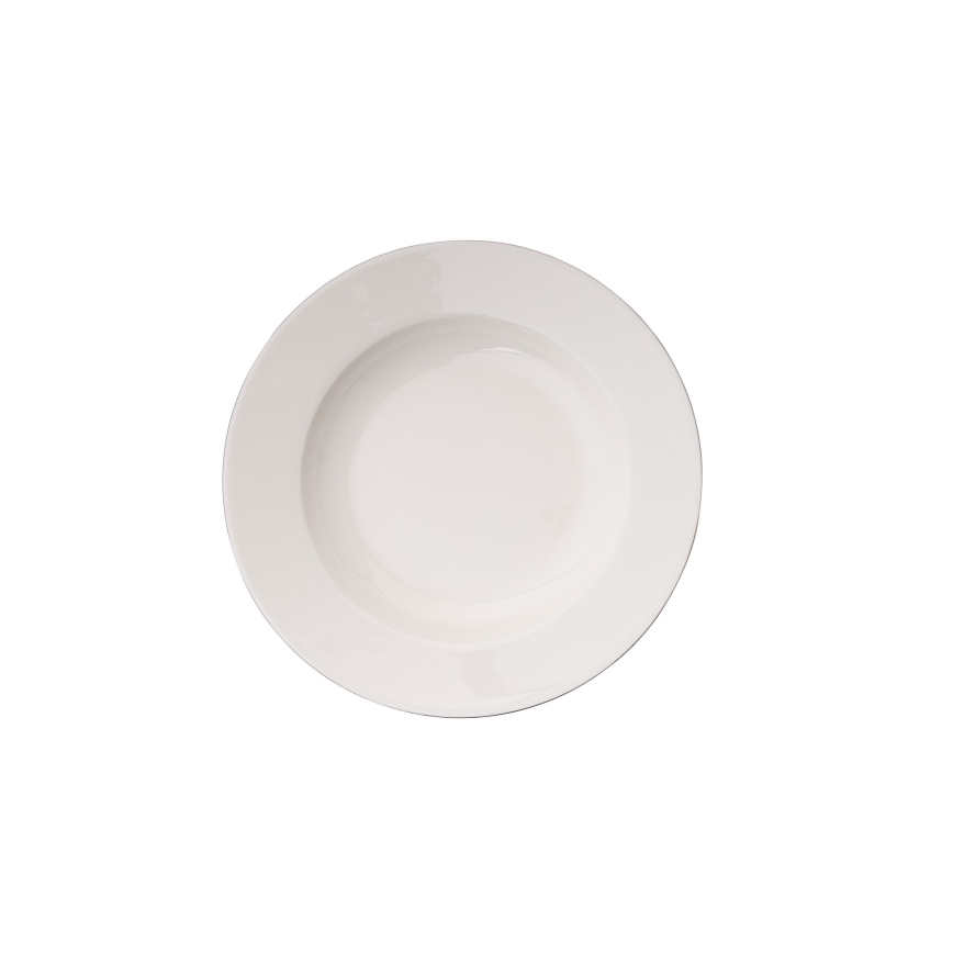18 darabos étkészlet fehér/ezüst/porcelán