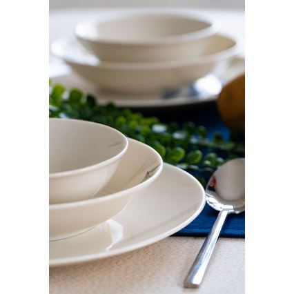 18 darabos étkészlet fehér/kék/zöld/porcelán