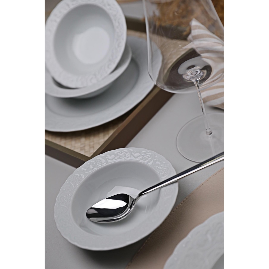 18 darabos étkészlet fehér/porcelán