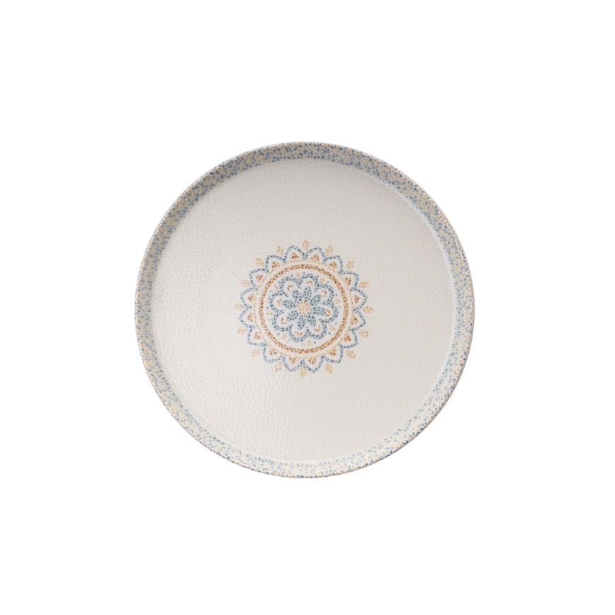 18 darabos étkészlet zöld/porcelán