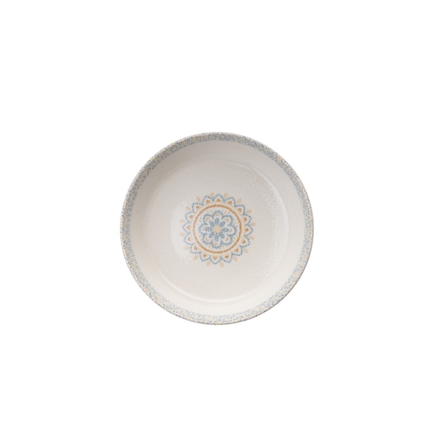 18 darabos étkészlet zöld/porcelán