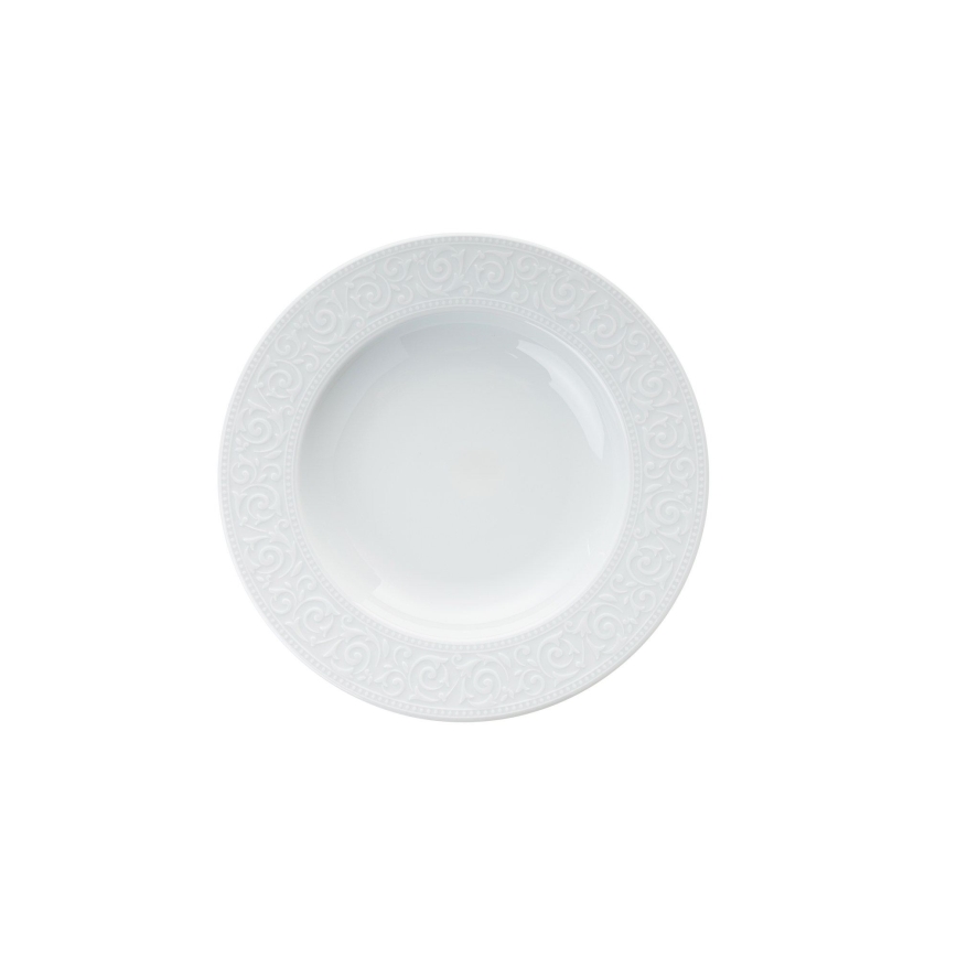 18 darabos fehér porcelán étkészlet