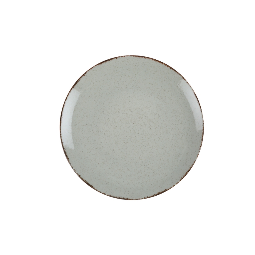 18 darabos zöld porcelán étkészlet