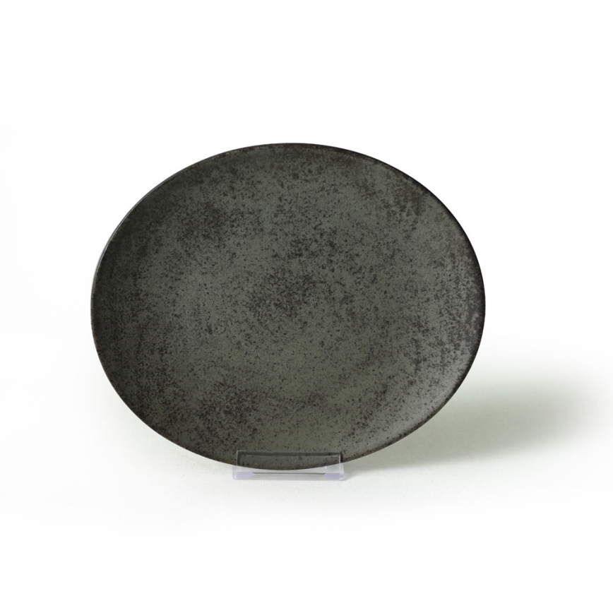 18 db étkészlet antracit/zöld/kőedény