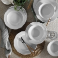 18 részes étkészlet fehér/porcelán