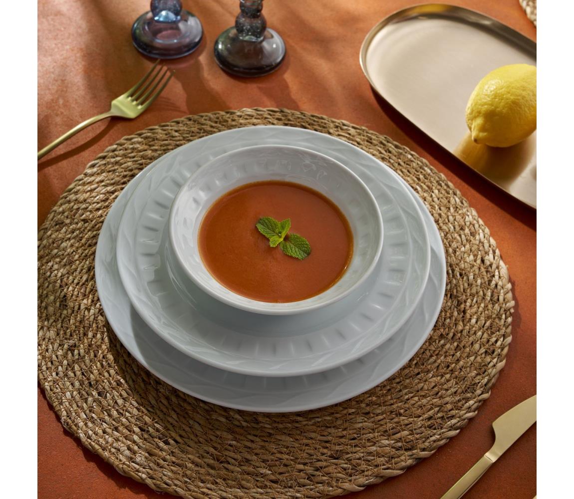 18 részes fehér porcelán étkészlet 387GRP1384