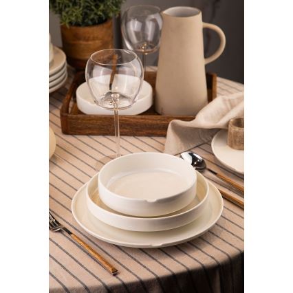 18 részes fehér/porcelán étkészlet