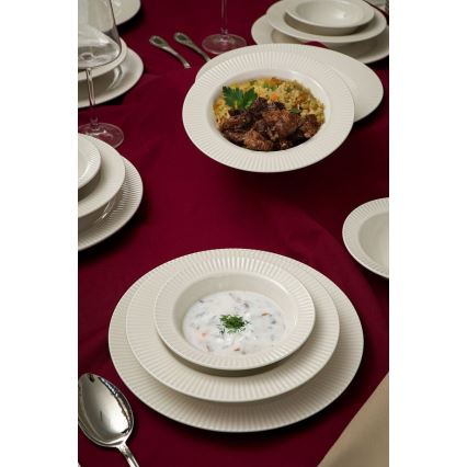 18 részes fehér/porcelán étkészlet