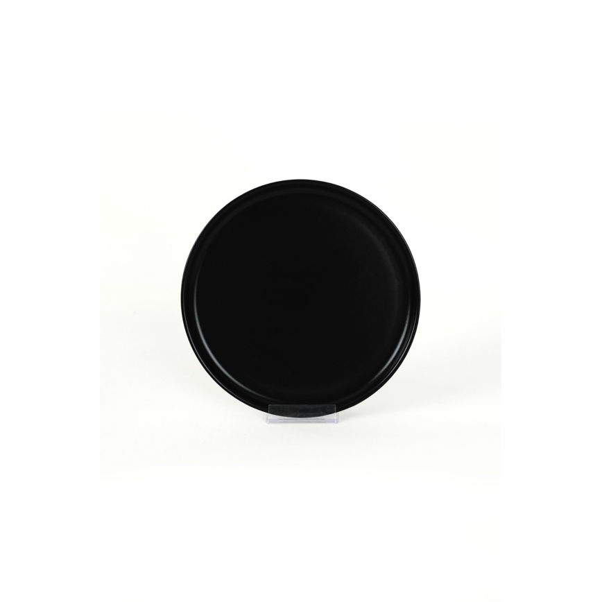 18 részes fekete kerámia étkészlet