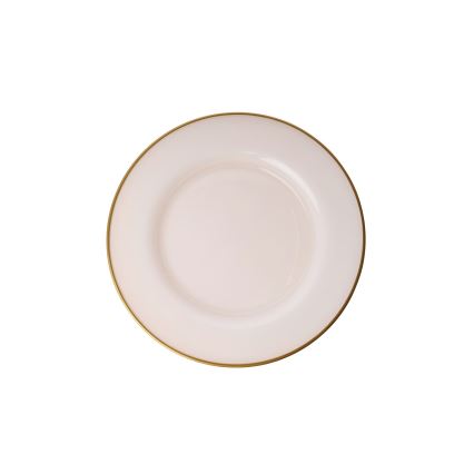 18 részes porcelán étkészlet – bézs-arany kivitel