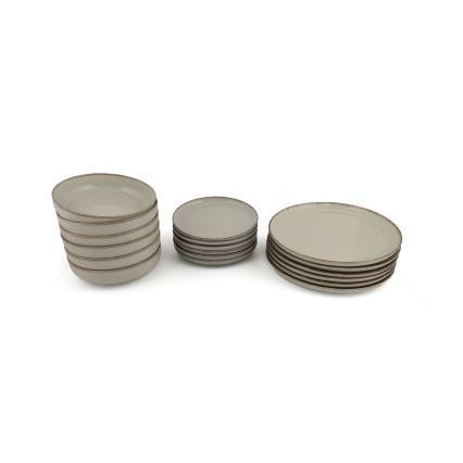 18 részes zöld porcelán étkészlet