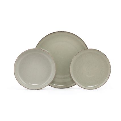 18 részes zöld porcelán étkészlet