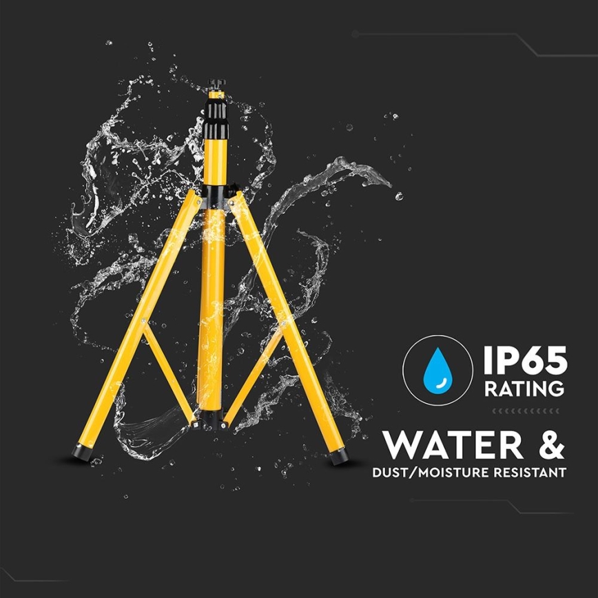 Állvány reflektorokhoz, 180 cm, sárga