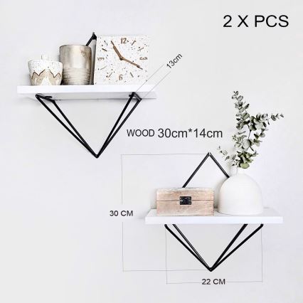 2 darabos DIA polcszett, fehér/fekete