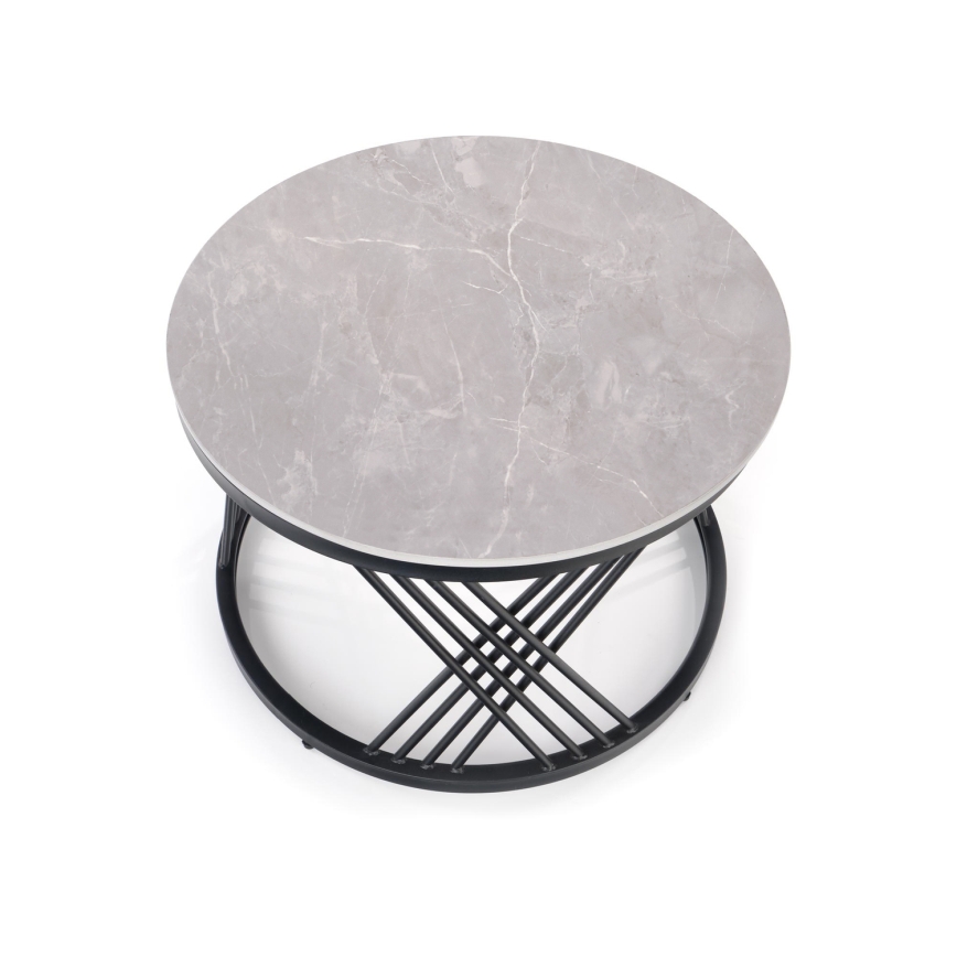 2 darabos ELEGRA dohányzóasztal szett, szürke