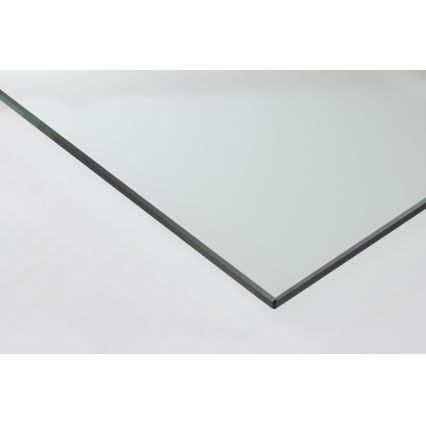 2 darabos SARON dohányzóasztal szett, 90×50 cm, szürke/átlátszó