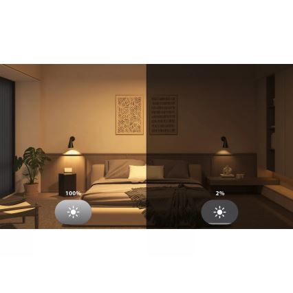 2 darabos szett: Philips Hue WHITE AMBIANCE E27/6W/230V 1000-20000K fényerőszabályozható LED izzó